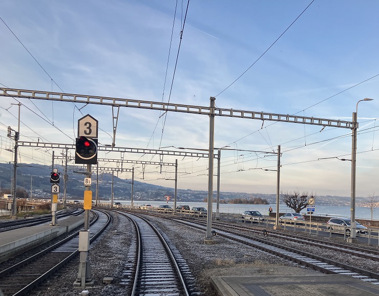 Blick aus F�hrerstand